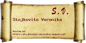 Stojkovits Veronika névjegykártya